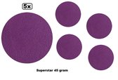 5x Superstar paars 45 gram colour 038