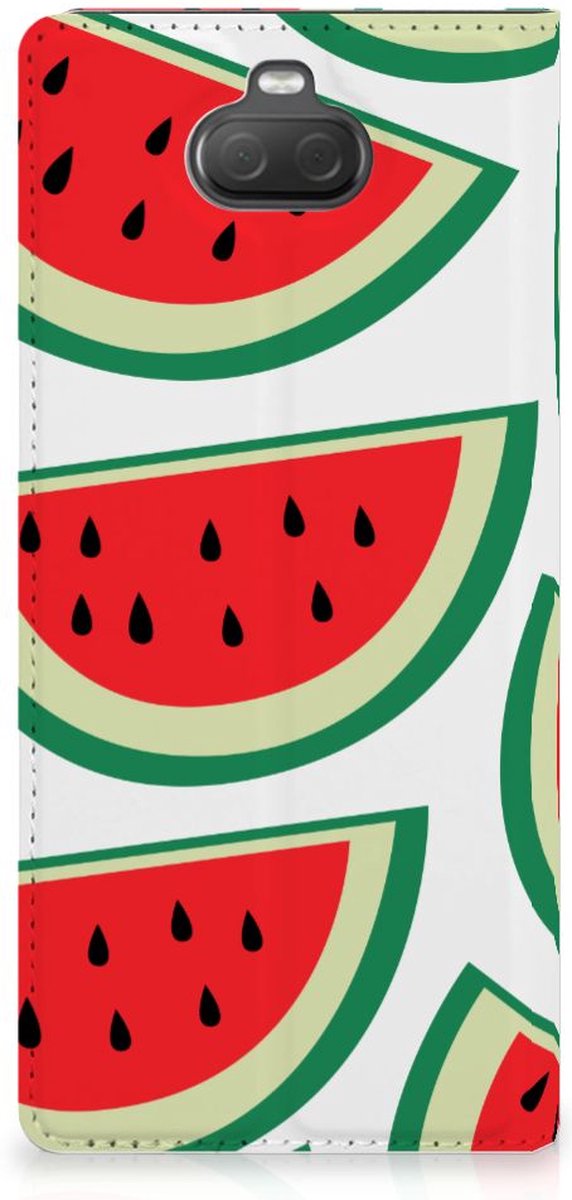 Standcase Hoesje voor Sony Xperia 10 Plus Flip Style Cover Watermelons