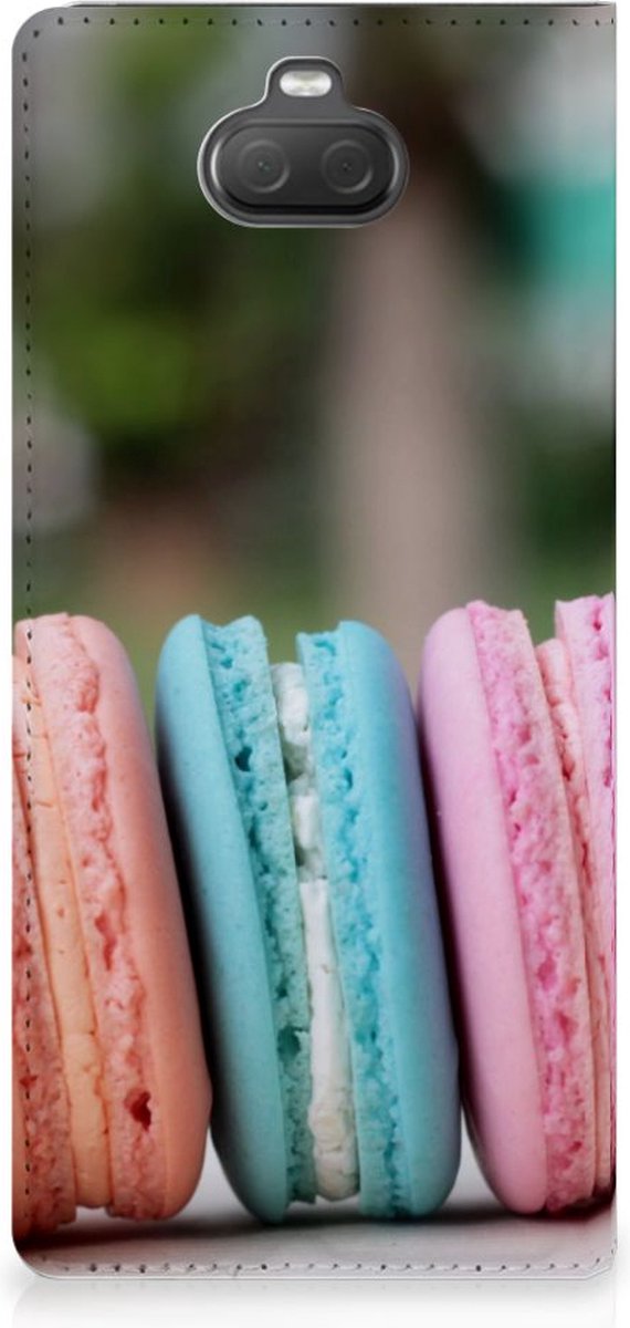 Sony Xperia 10 Plus Flip Style Cover Macarons