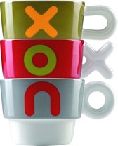 Vice Versa Mayday Koffiekop - Incl Schotel - Set of 6 Stuks - Assorti