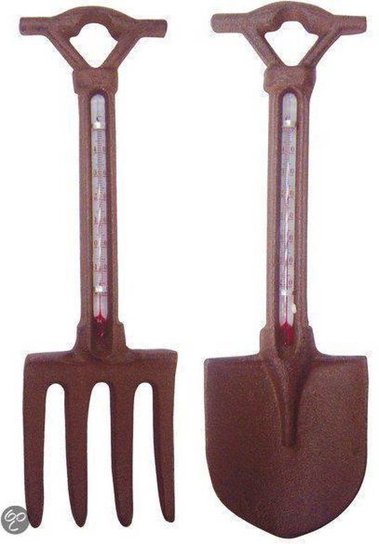 Thermometer spade of schop