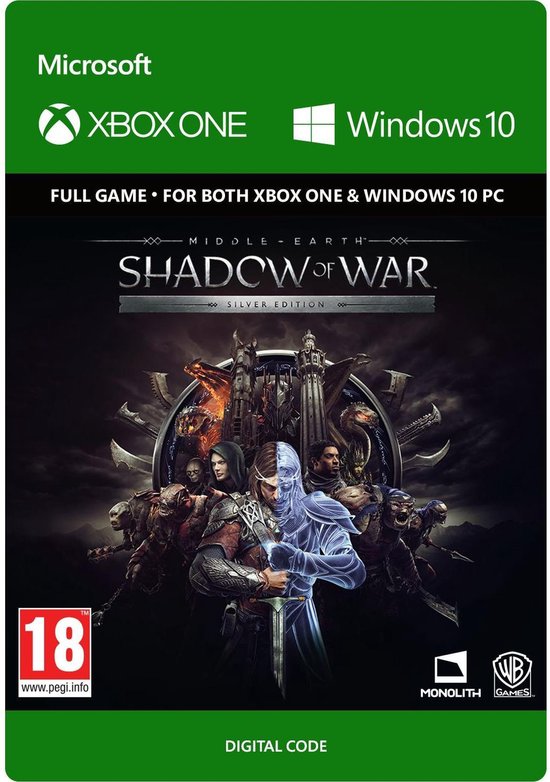 Middle Earth: Shadow of War – Silver Edition – Xbox One / Windows 10 Download