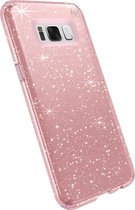 Speck Presidio Clear Glitter - Samsung Galaxy S8+ Case - Clear with Gold Glitter / Rose Pink