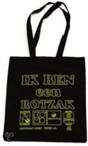 Benza - Schoudertas/Draagtas/Shopping Bag - Ik ben een ROTZAK