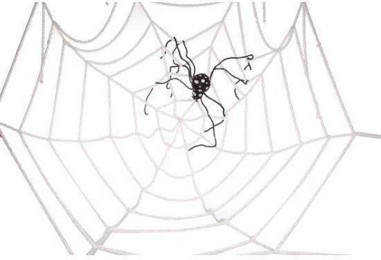 schipper olifant kapitalisme Halloween Mega spinnenweb decoratie 2 meter | bol.com