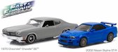 The Fast And The Furious Nissan Skyline R34 GT-R & Chevrolet Chevelle SS 1:43