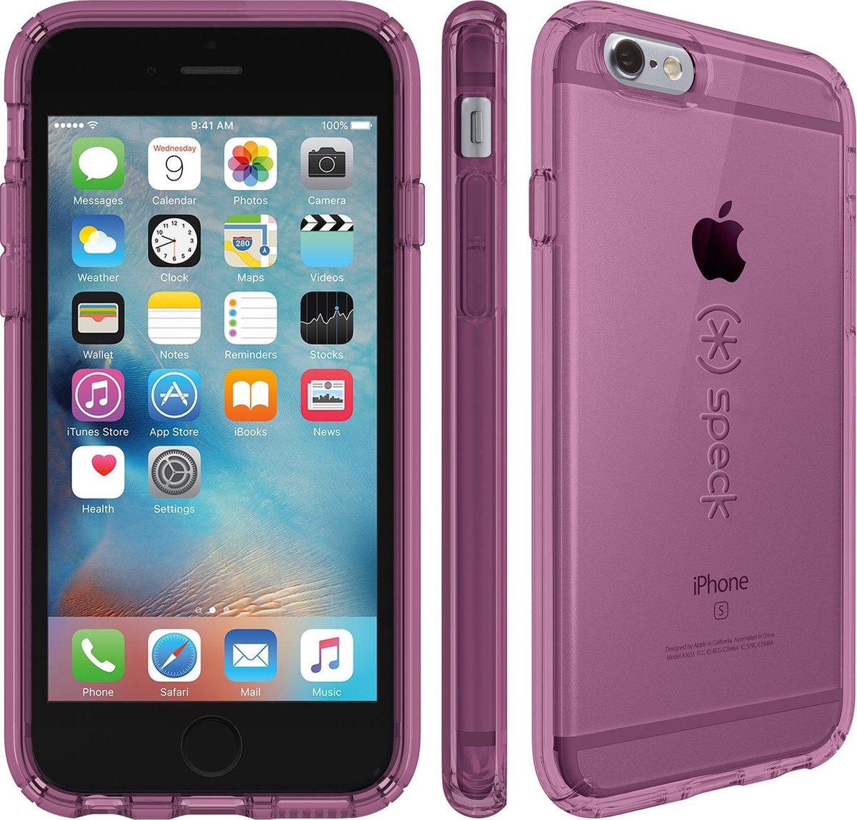 Speck CandyShell - Hoesje voor iPhone 6 / 6s - Clear Beaming Orchid Purple
