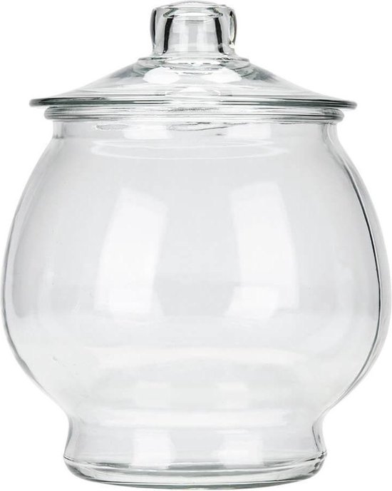 Waden Vulkanisch meesterwerk Anchor Hocking Glazen snoeppot 4 liter met glazen deksel | bol.com