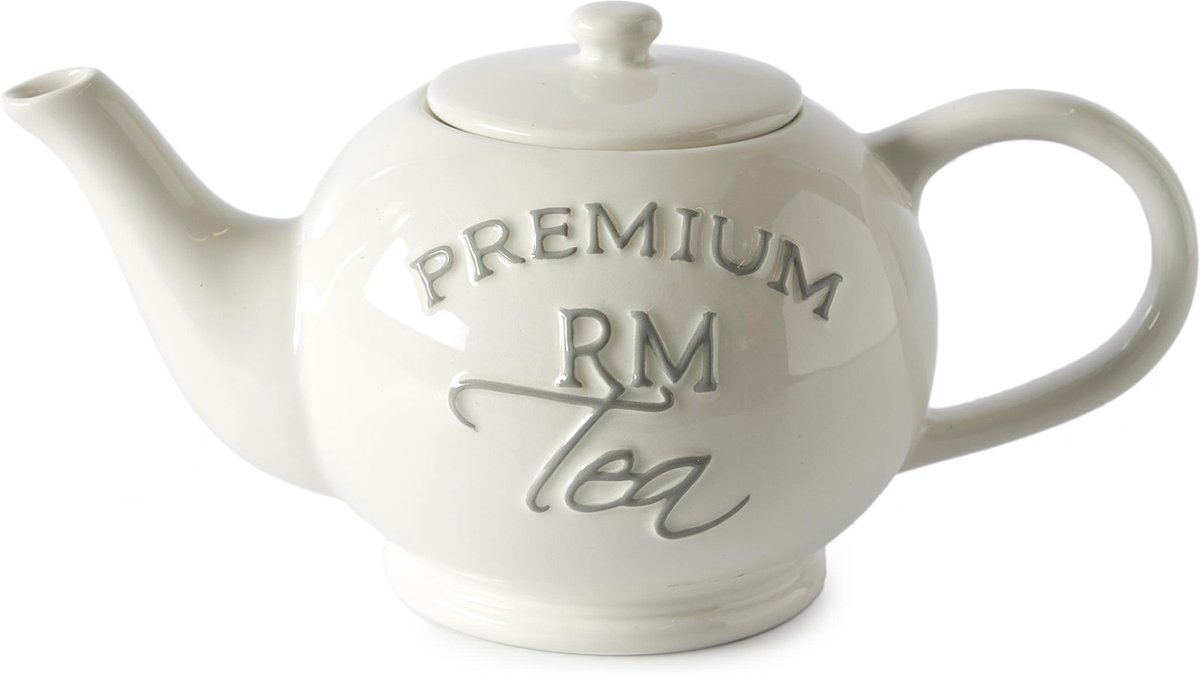Riviera Maison - Premium RM Teapot - Wit - Theepot - Porselein |