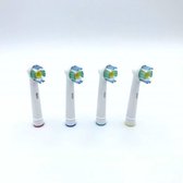 4-pack opzetborstels voor Oral-B / Braun