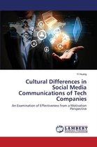 Cultural Differences in Social Media Communications of Tech Companies