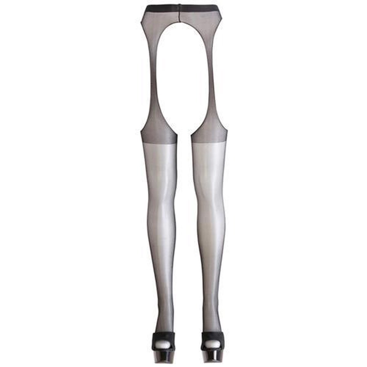 Goedkoopste Cottelli Collection – Sexy Jarretel Kousen – Maat L/XL - Zwart