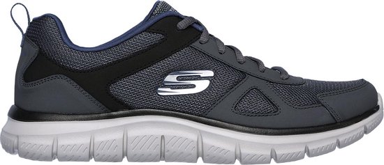Skechers Track  Sneakers - Maat 42 - Mannen - donker grijs/navy