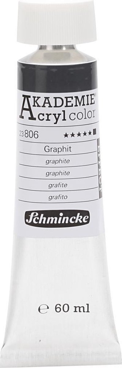Schmincke AKADEMIE® Acryl color, opaque, 60 ml, graphite (806)