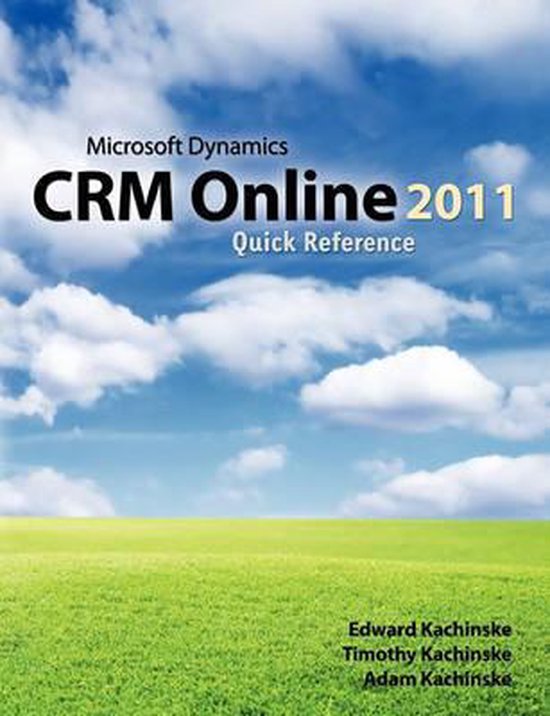 Microsoft Dynamics CRM Online 2011 Quick Reference - cover