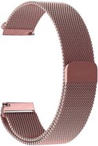 Metalen armband voor Fitbit Blaze frame magneet slot - Kleur - Roze, Maat - L