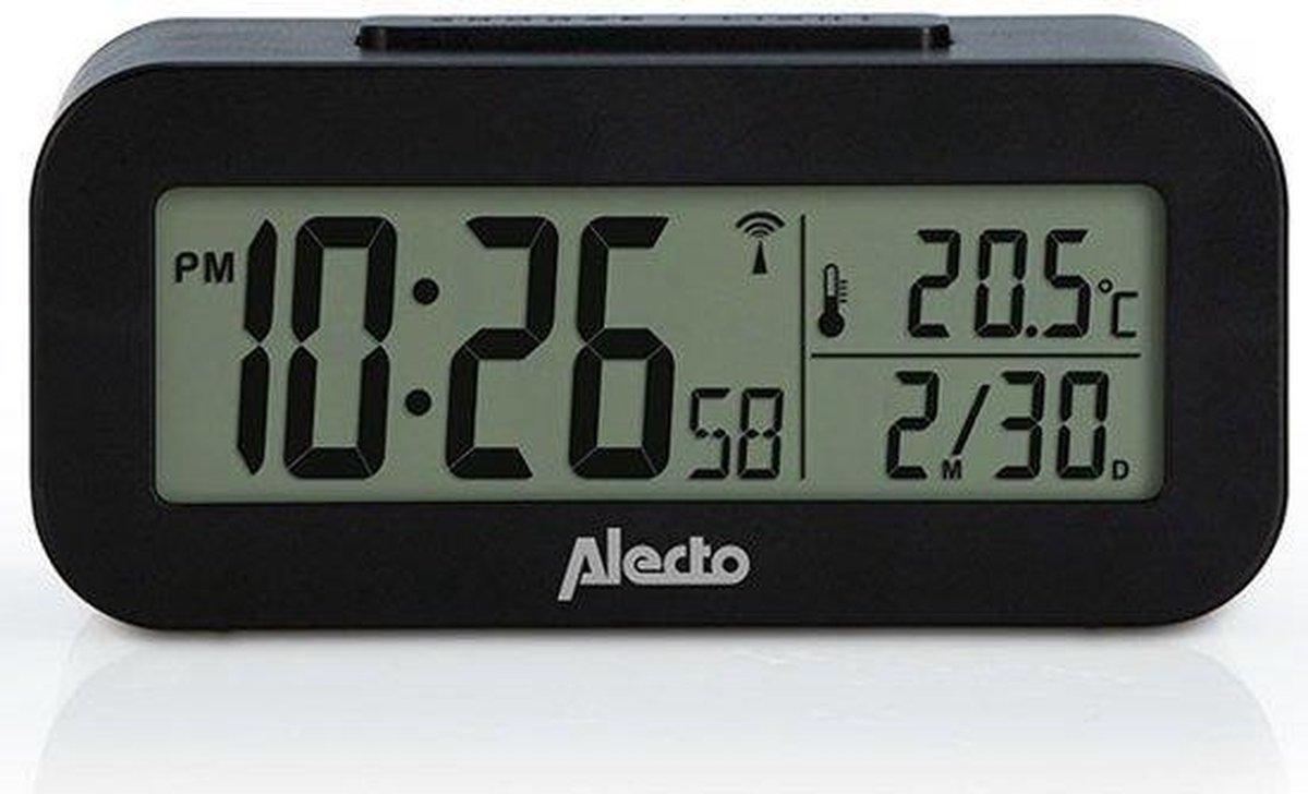 Alecto AK-30 Wekker, verlicht display, temperatuur en luchtvochtigheid |  bol.com