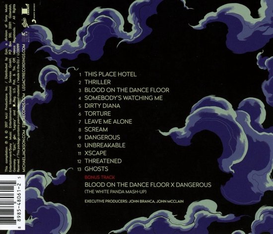 Michael Jackson Scream - Album met Thriller en Dirty Diana - Glow