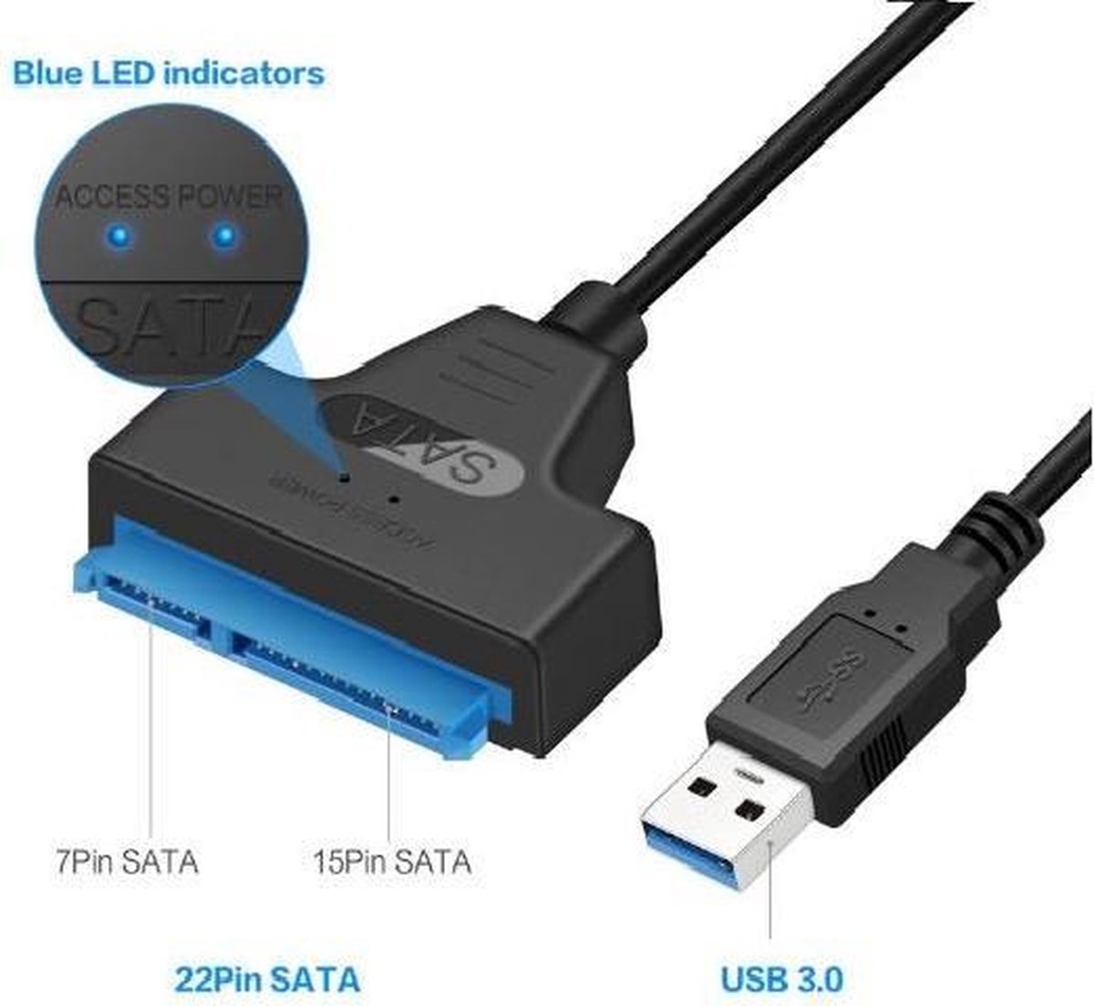 XMSJSIY SATA PATA IDE naar USB 2.0 Adapter Converter Kabel voor 2.5 Inch 3.5 Inch Harde Schijf SSD/CD ROM/CD RW/DVD ROM met AC Voedingskabel voor PC Desktop Laptop XMSJSIY SATA PATA IDE naar USB 2.0 Adapter Converter Kabel voor 2.5 Inch 3.5 Inch Harde Schijf SSD/CD ROM/CD RW/DVD ROM met AC Voedingskabel voor PC Desktop Laptop