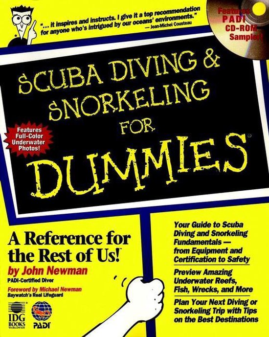 Scuba Diving and Snorkeling For Dummies - cover