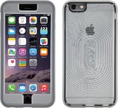 Speck MightyShell + Faceplate -Hoesje voor iPhone 6 / 6s Plus - Clear / Slate