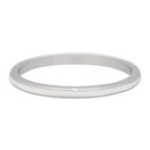 iXXXi Jewelry Vulring 2mm Line White zilverkleurig - maat 20