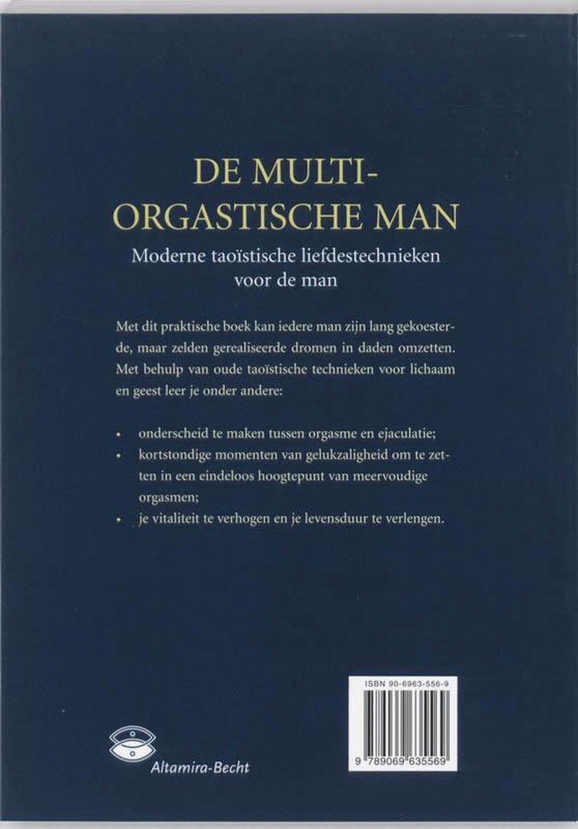 De multi-orgastische man - back cover