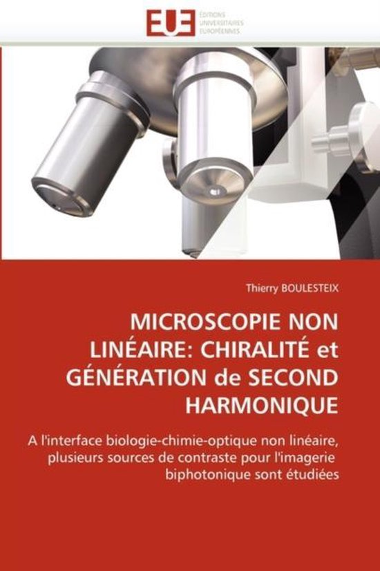 MICROSCOPIE NON LINÉAIRE: CHIRALITÉ et GÉNÉRATION de SEC ... - cover
