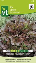 Biologische Sla 'Red Salad Bowl' Zaden - Knapperige en Kleurrijke Bladeren voor Gezonde Salades