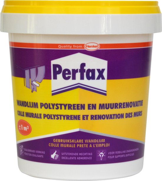 Perfax Muurrenovatie en Polystyreen Wandlijm - 0.925 Kg