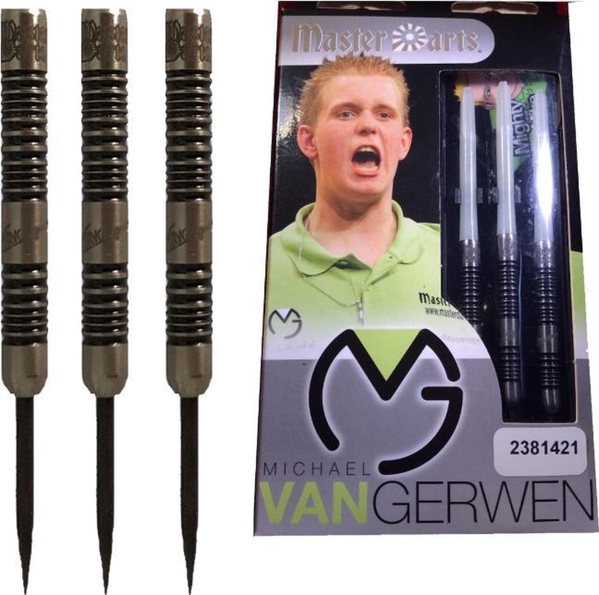 Masterdarts - Michael van Gerwen - dartpijlen - 21 gram | bol.com