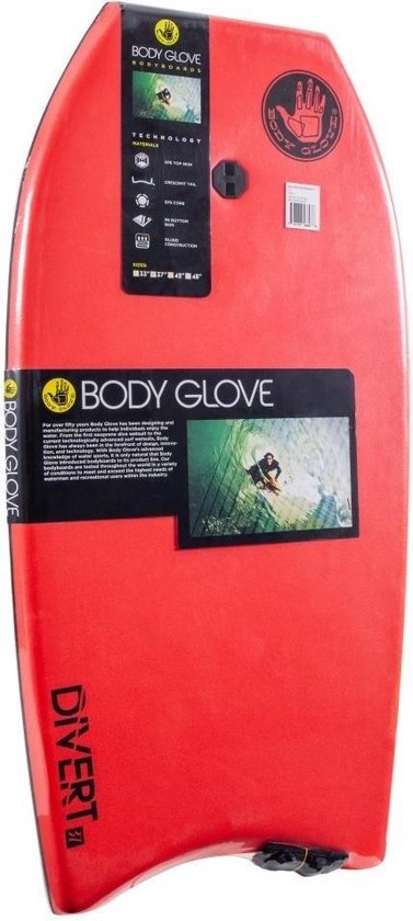Body Glove Bodyboard Divert 94 Cm Rood