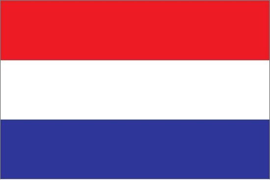 Nederlands Vlag 150 X 90 Cm Rood/wit/blauw