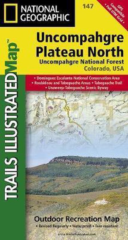 Uncompahgre Plateau North National Geographic Maps 9781566955836   449x840 