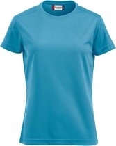 T-shirt Ice-T ds polyester 150 g / m² turquoise L