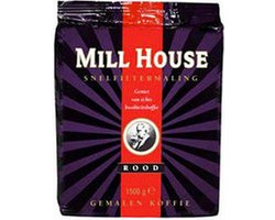 Millhouse rood snelfilter 4 x 1,5 kg
