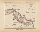 Historische kaart, plattegrond van gemeente Rozenburg (Eiland) in Zuid Holland uit 1867 door Kuyper van Kaartcadeau.com