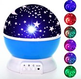 Baby LED nachtlampje - Sterren projector - 360 graden roterende sterrenhemel projector - Ideaal voor in uw kinderkamer + Bijbehorende Stekker!!