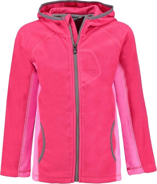 capaciteit rook luchthaven Color Kids pink / roze meisjes fleece vest Ramona met capuchon | bol.com