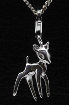 Zilveren Bambi - Ree hanger én bedel
