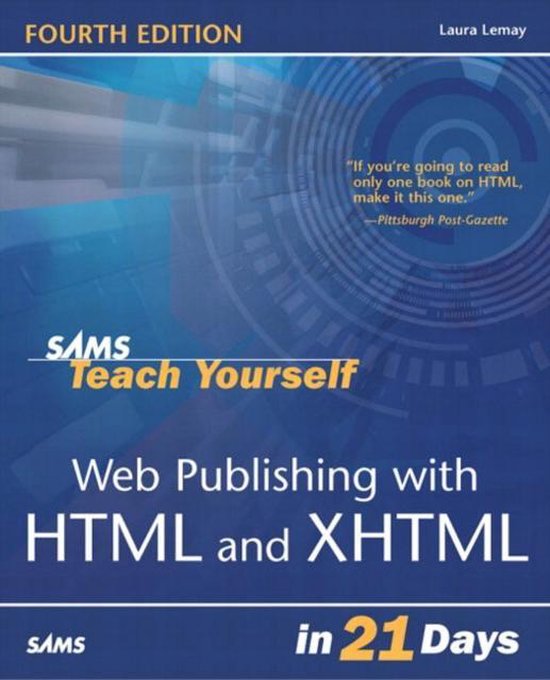 Sams Teach Yourself Web Publishing with Html and Xhtml in 21 ... - cover