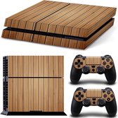 Wood Brown - PS4 Console Skins PlayStation Stickers