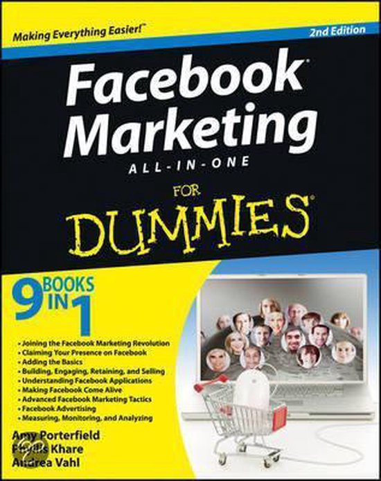 Facebook Marketing All-In-One For Dummies - cover