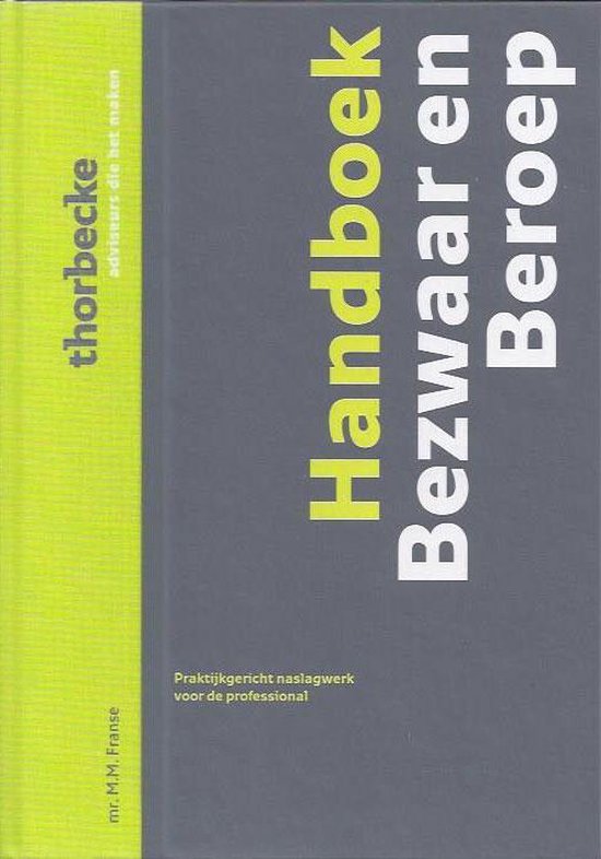 Handboek Bezwaar en Beroep - cover