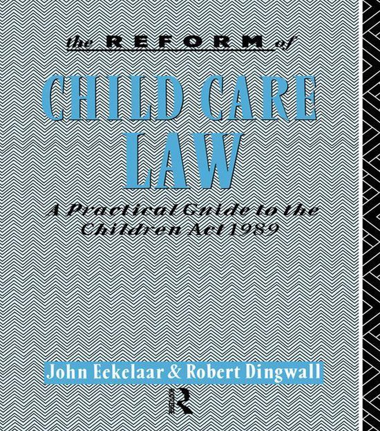 The Reform of Child Care Law - cover