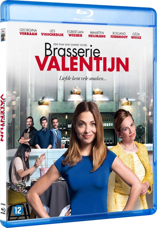 Bluray hoes met de tekst Brasserie Valentijn en 5 acteurs.