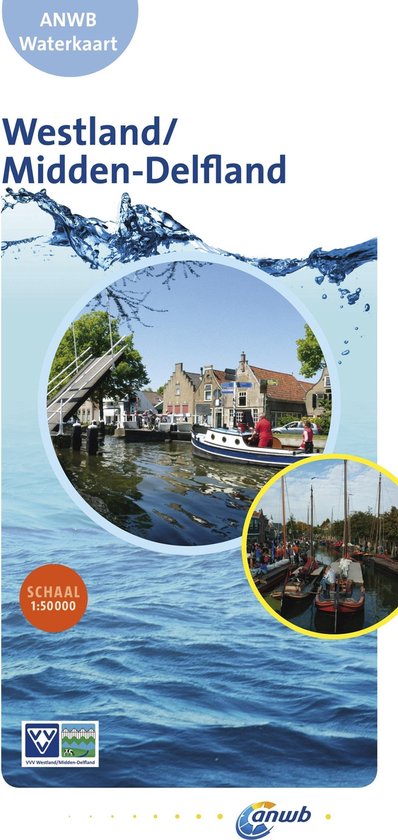 Cover van het boek 'ANWB Waterkaart Westland/Midden-Delfland' van  Onbekend