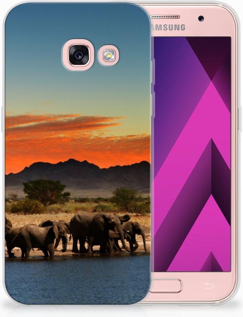 Samsung Galaxy A3 2017 TPU Hoesje Olifanten