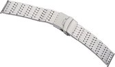 Horlogeband Metaal Ambassador Staal Mat - 24mm