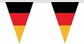 Duitsland landen punt vlaggetjes 20 meter - slinger / vlaggenlijn